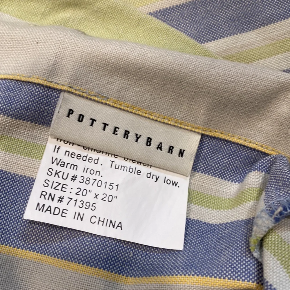 Pottery Barn Pillowcases